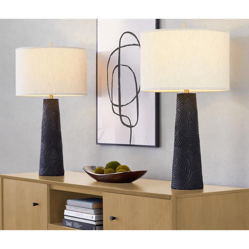 Porch & Den Kade 31" Polyresin Table Lamp (Set of 2)