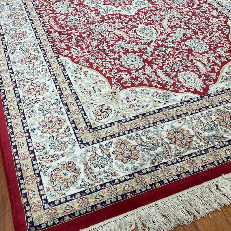 HERAT ORIENTAL Handmade Kashmiri Wool Rug - 4' x 6'