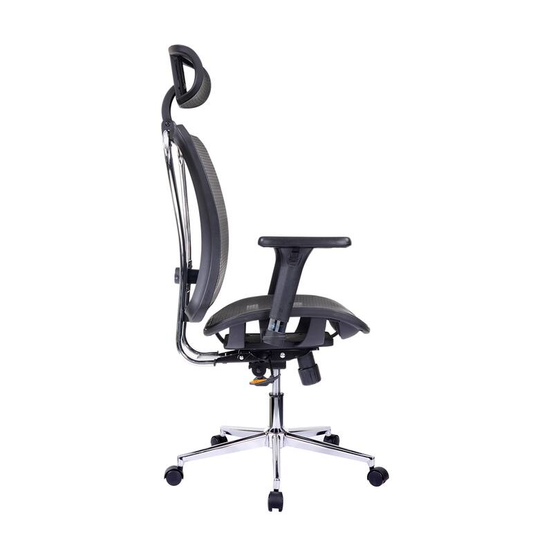 High Back Executive Mesh Office Chair with Arms Headrest and Lumbar