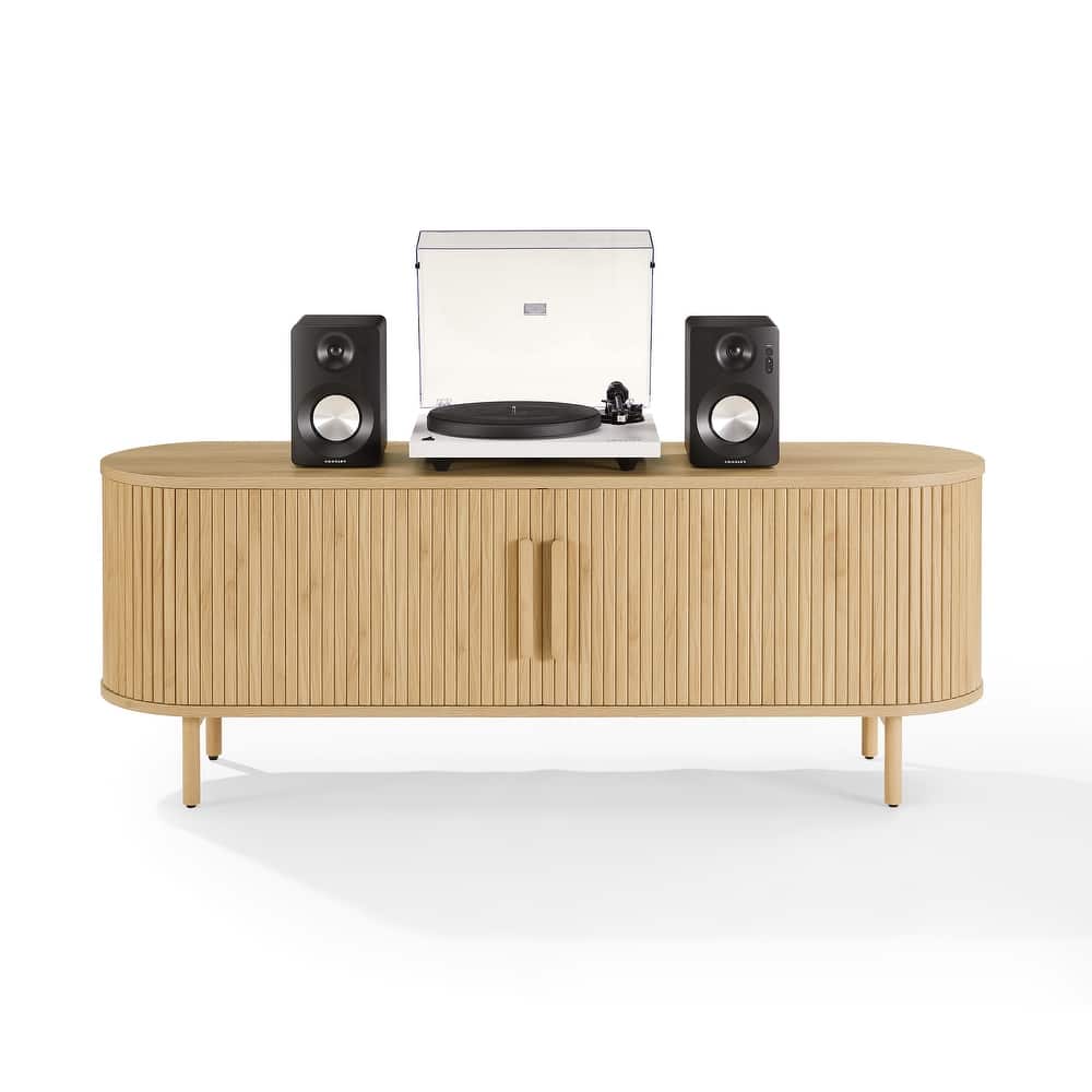 Crosley Ambrose Record Player Cabinet With Vinyl Storage
