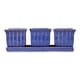 preview thumbnail 2 of 31, White Square Ceramic Small Planter (Set of 3)
