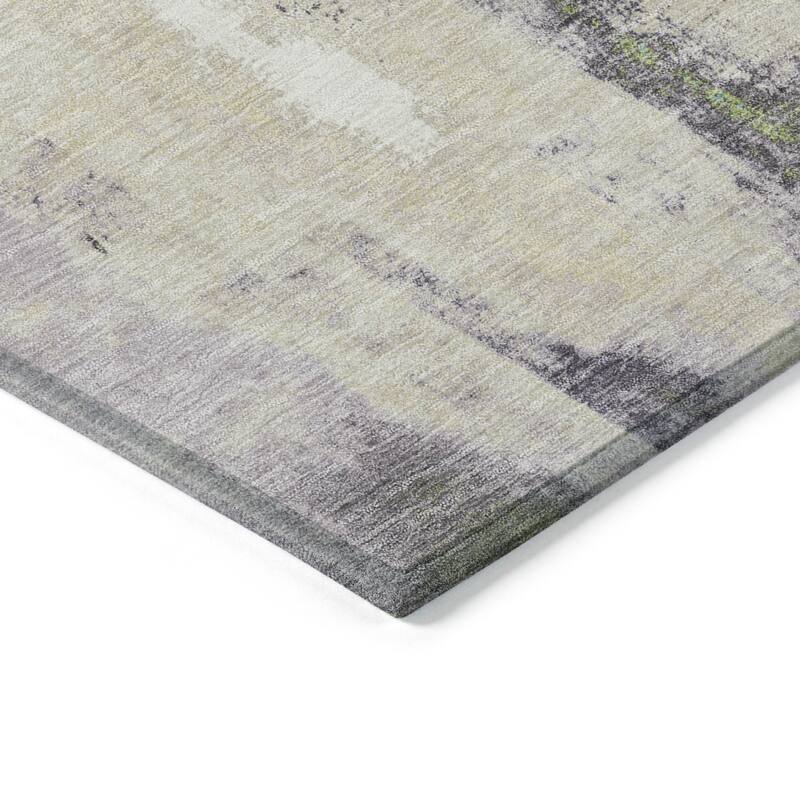 HomeRoots Abstract Transitional Rectangle Outdoor Rug