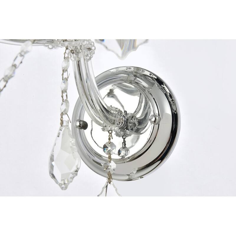 Fleur Illumination Collection Wall Sconce D:12in H:29.5in E:11.5in Lt:5 Chrome Finish