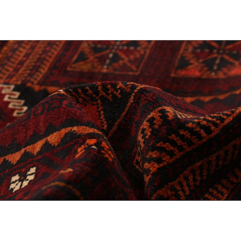 Teimani Red Rug 3'8" x 6'4" - 3'8 x 6'4