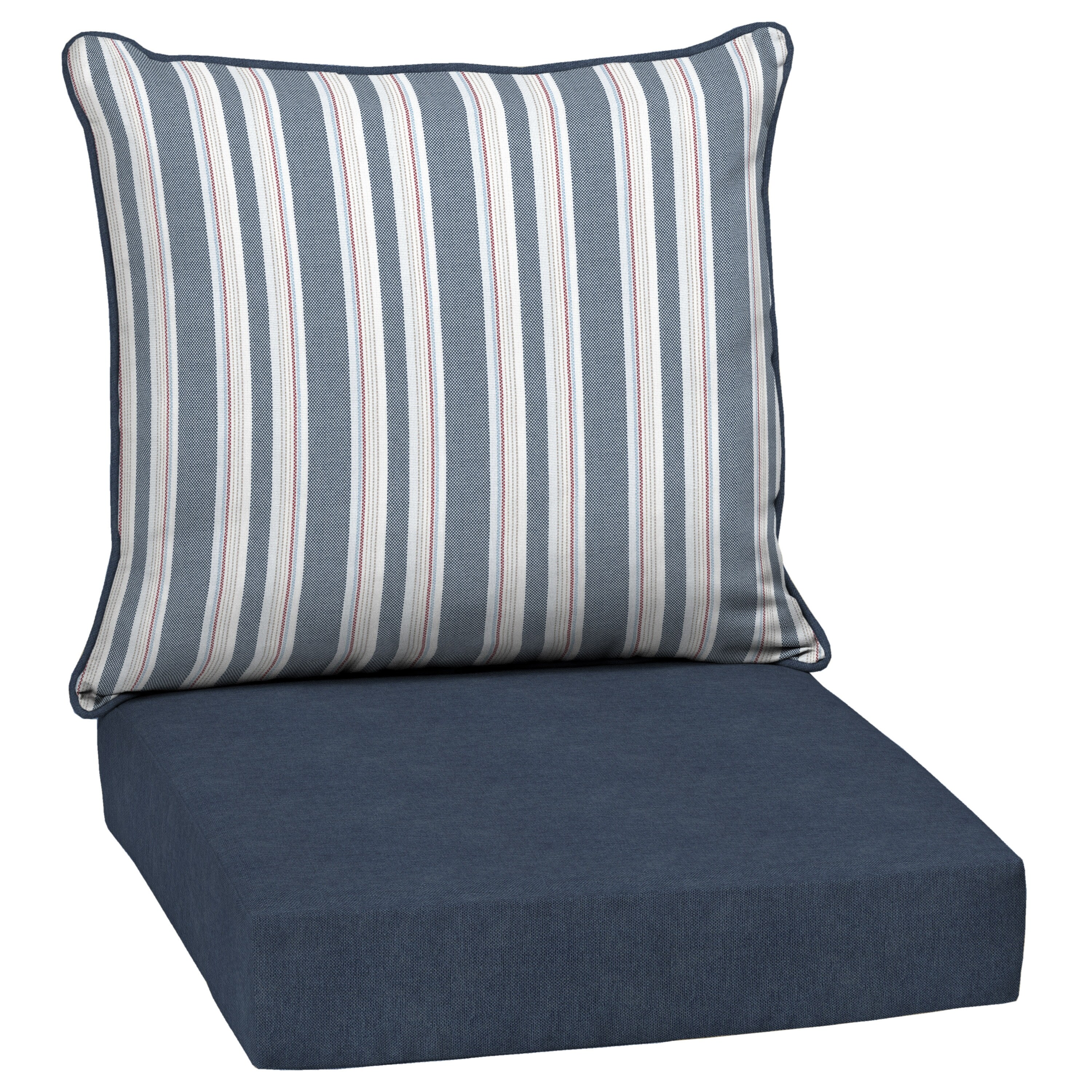 44 X 44 X 4 Papasan Outdoor Chair Cushion Seafoam Blue - Sorra