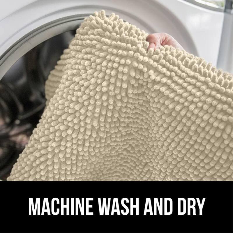 Thick Soft Absorbent Chenille, Rubber Backing