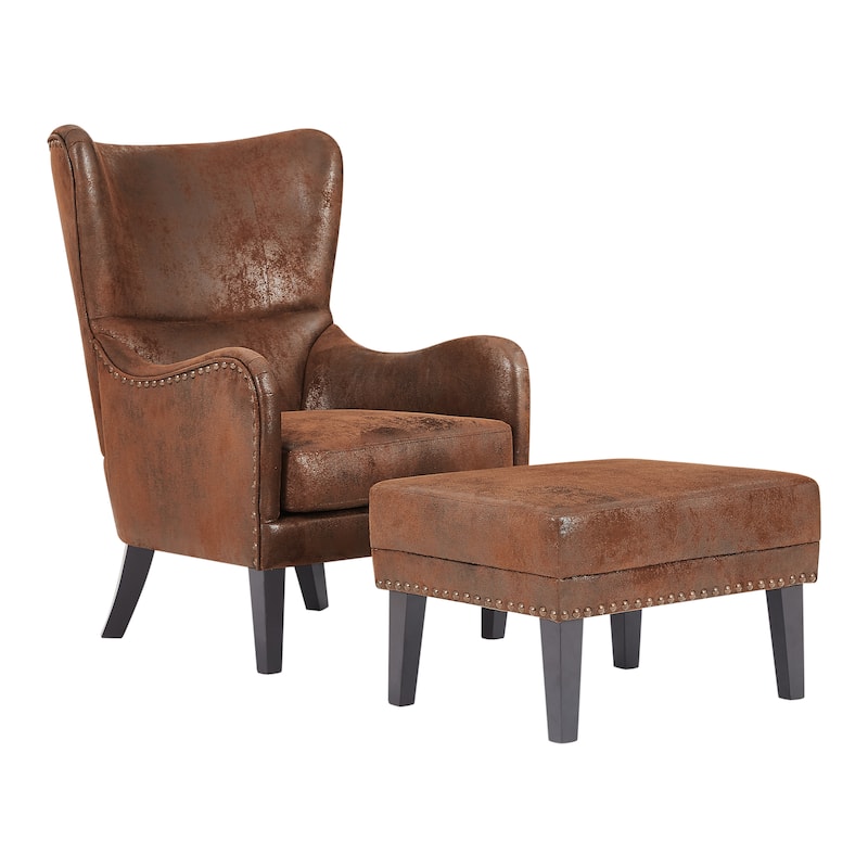 Christopher Knight Home - Aurelius Upholstery Lounge Chair Set