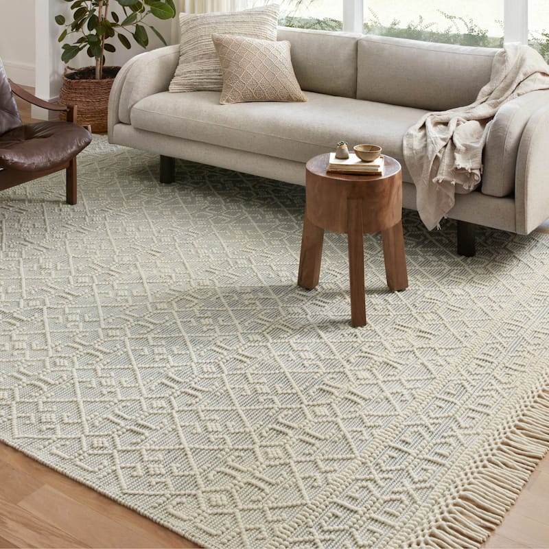 Alexander Home Joanna Farmhouse Hand Woven Area Rug