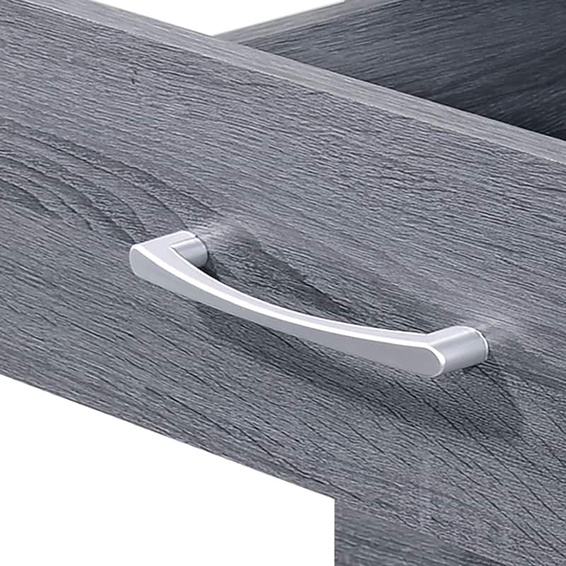 6-Drawer Wooden Bedroom Chest - 48" - Gray