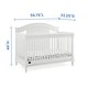 preview thumbnail 5 of 9, Juliette 6-in-1 Convertible Crib with Toddler Rail, Greenguard Gold Certified
