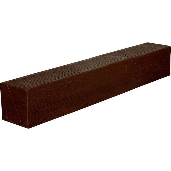Shop 8 H X 8 D X 36 W Rough Sawn Faux Wood Fireplace Mantel Overstock 28741498