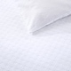 preview thumbnail 4 of 9, Tommy Bahama Basketweave Solid White Cotton Duvet Cover Set