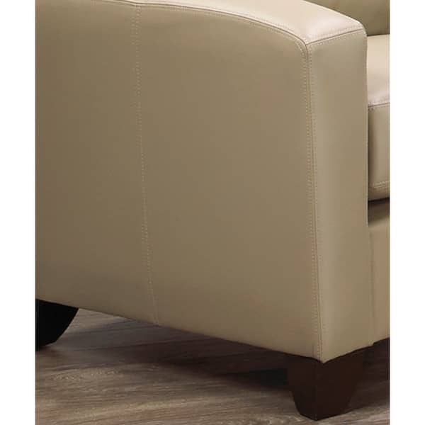 Bryce Italian Top Grain Leather Sofa and Chair Set On Sale Bed Bath & Beyond 8533436