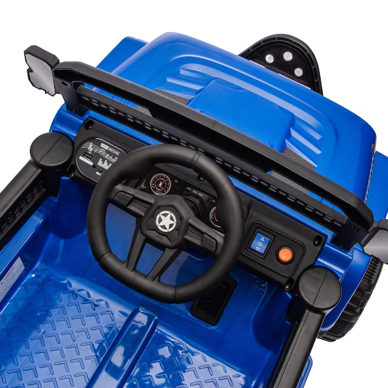 Kids Electric Car Blue Ride on Car Electric Vehicle Off-Road Toy Car