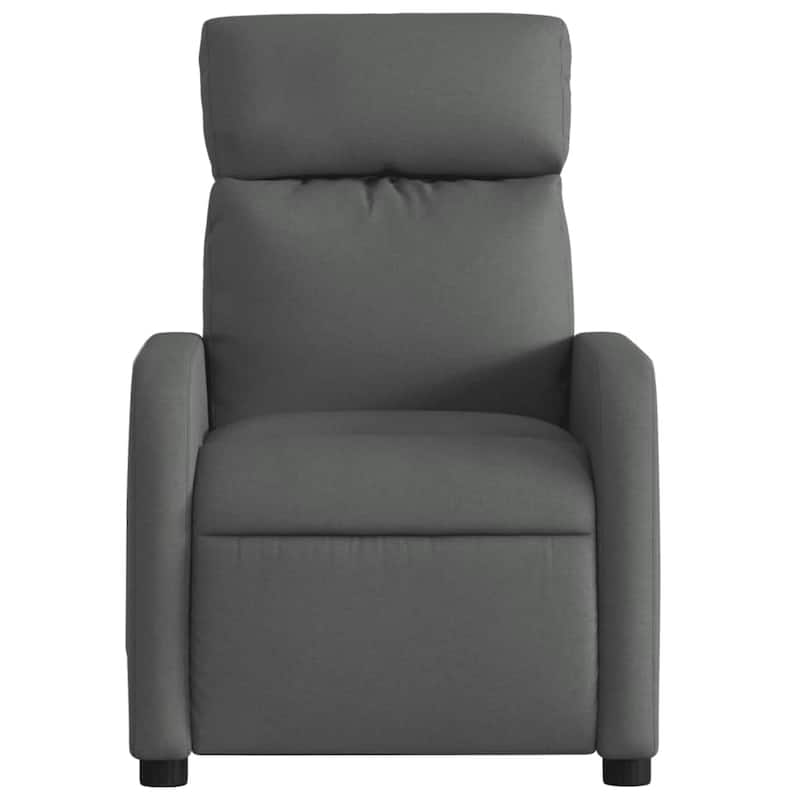 vidaXL Massage Recliner Chair Dark Grey - 35.2 x 26.0 x 37.6