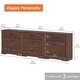 preview thumbnail 73 of 71, WAMPAT Mid Century Modern Dresser, 31.9" Tall Storage Cabinet with Drawers