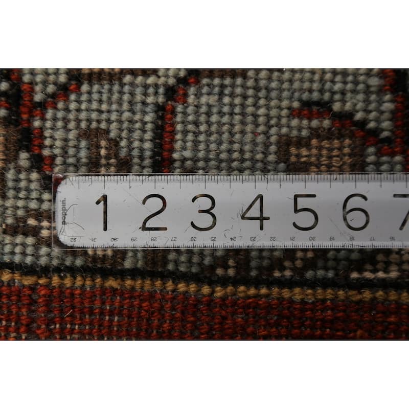 Traditional Ziegler Indian Runner Rug Hand-Knotted Wool Carpet - 2'6"x 7'11"