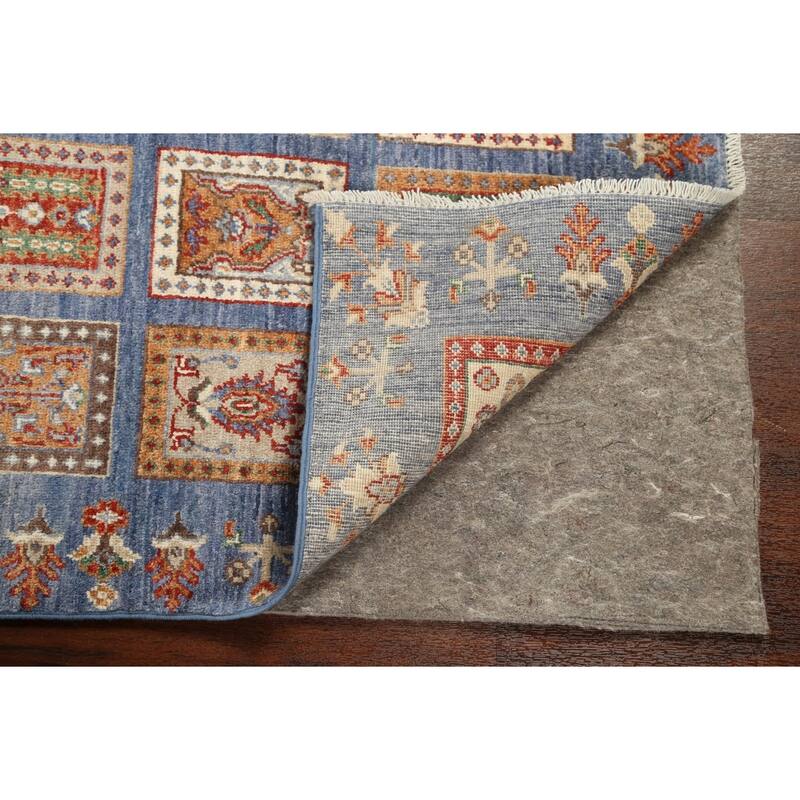 Garden Design Traditional Kazak Oriental Wool Runner Rug Hand-knotted - 2'8" x 9'10"