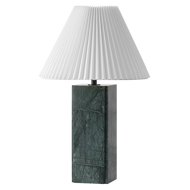 SAFAVIEH Couture Mackenzie Square Marble Table Lamp - 16"W x 16"D x 25"H