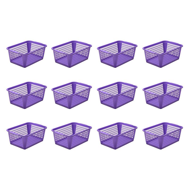 YBM Home Large Plastic Storage Basket for Organizing
