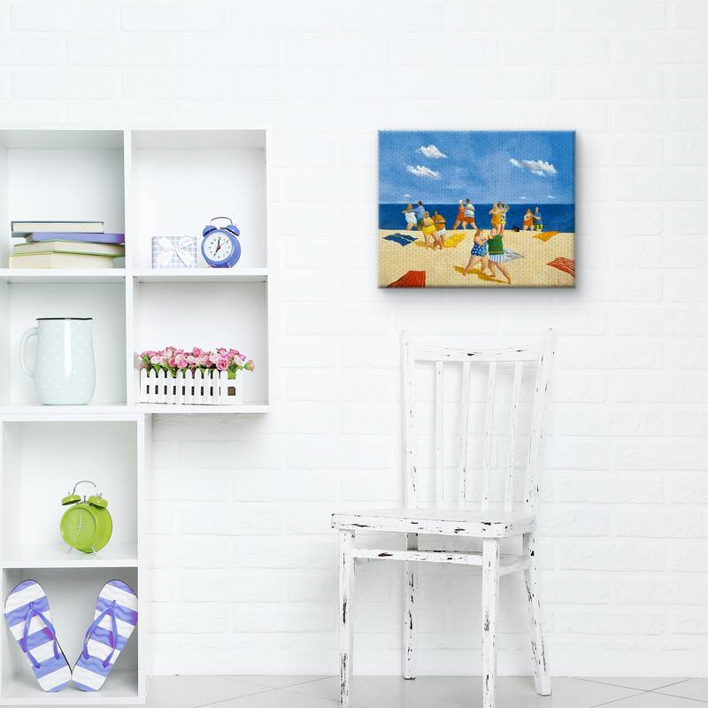 Tango Beach Canvas Art Print