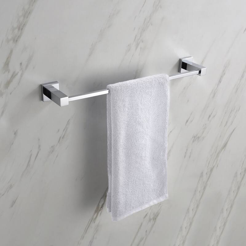 Cube Bathroom 20 inch Towel Bar - N/A