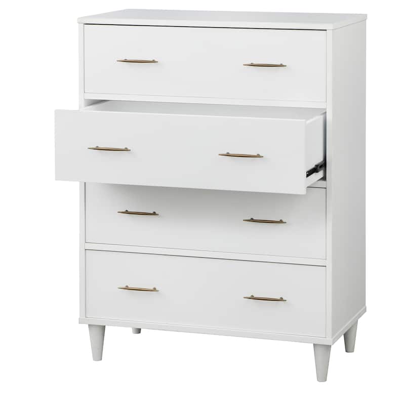 Lifestorey Ana 4-Drawer Mid-Century Modern Chest