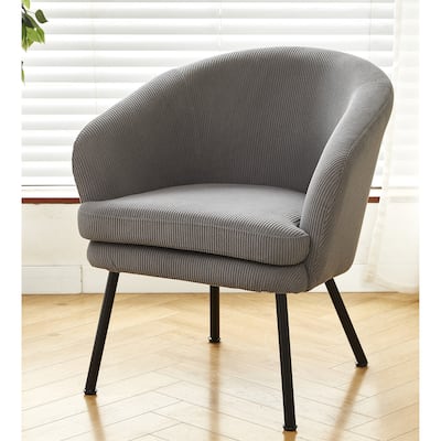 Mid Century Modern Upholstered Living Room Accent Chair