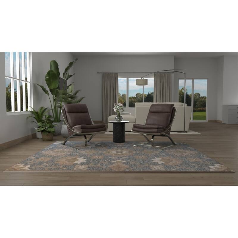 Bashian Neely Teal Transitional Area Rug