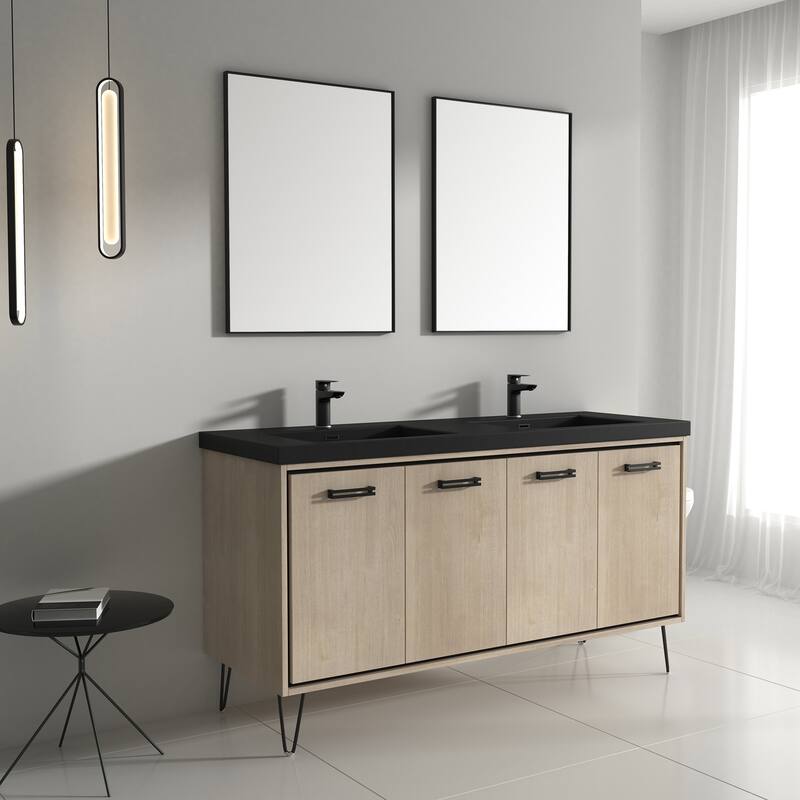 Mitchell 60" Double Bathroom Vanity Set