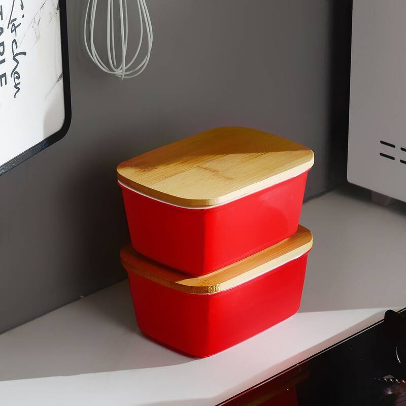 LOVECASA Porcelain 24Oz. Butter Dish with Lid