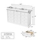 preview thumbnail 22 of 31, Wood Soild Wood Baby Changing Table with 12 Large Drawers Natural Finish Convertible Nursery Dresser Chest