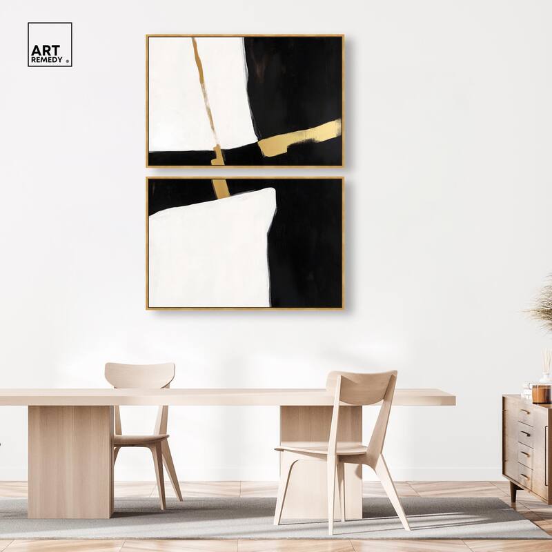 Urban Grid II Canvas Set of 2 by Art Remedy