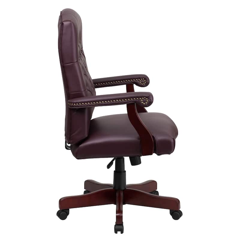 Executive Swivel Office Chair with Arms