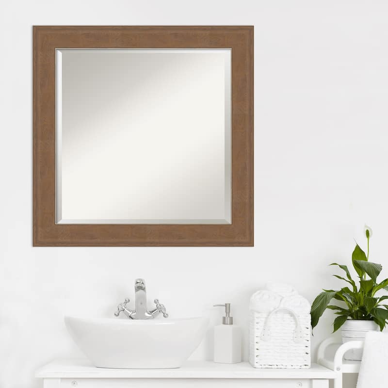 Beveled Bathroom Wall Mirror - Alta Frame