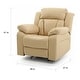 preview thumbnail 7 of 34, Copper Grove Sorgenfri Faux Leather Rocker Recliner Chair