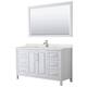 Option White, Chrome Trim, Giotto Quartz Top