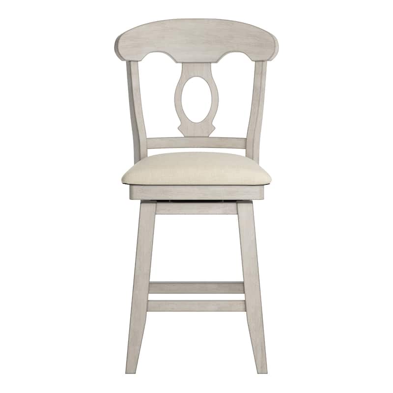 Eleanor Napoleon Back Wood Swivel Chair by iNSPIRE Q Classic