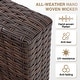 preview thumbnail 152 of 179, AOXUN Fire Pit Conversation Set Rattan Sofa Set Outdoor Furniture With Cushions
