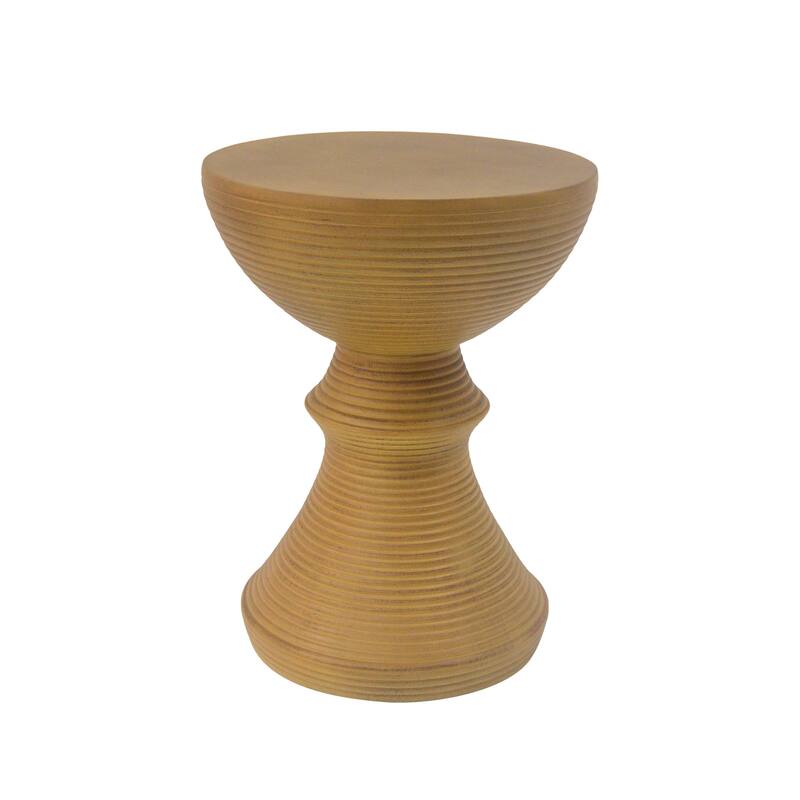 Holmen Outdoor Modern MGO Round End Table by Christopher Knight Home