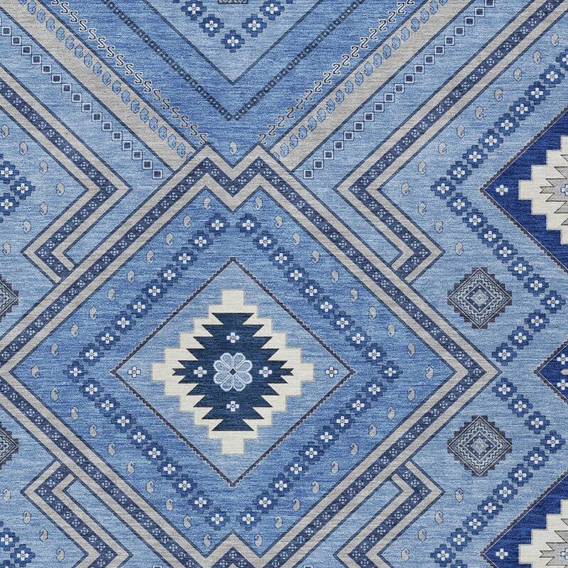 HomeRoots Tribal Transitional Rectangle Outdoor Rug