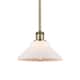 Option Matte White / Antique Brass
