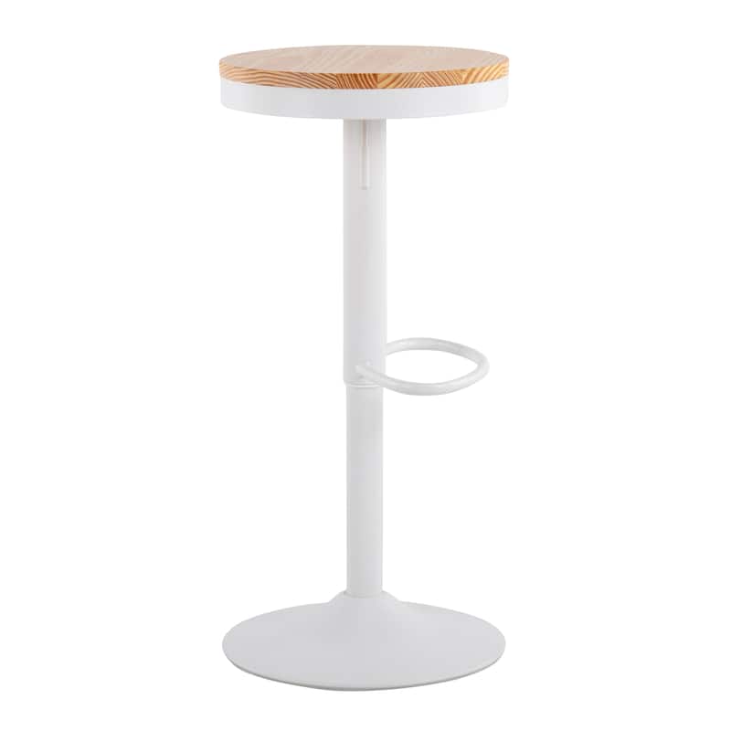 Carbon Loft Goddard Industrial Adjustable Bar Stool (Set of 2)