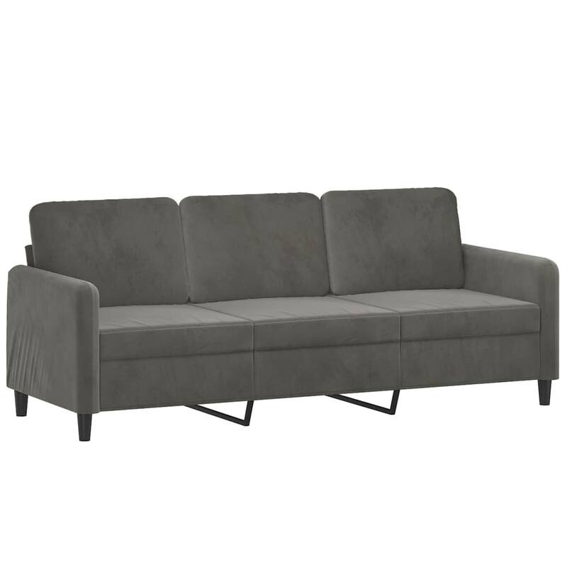 vidaXL Sofa Sectional Couch with Pillows and Cushions for Living Room Velvet