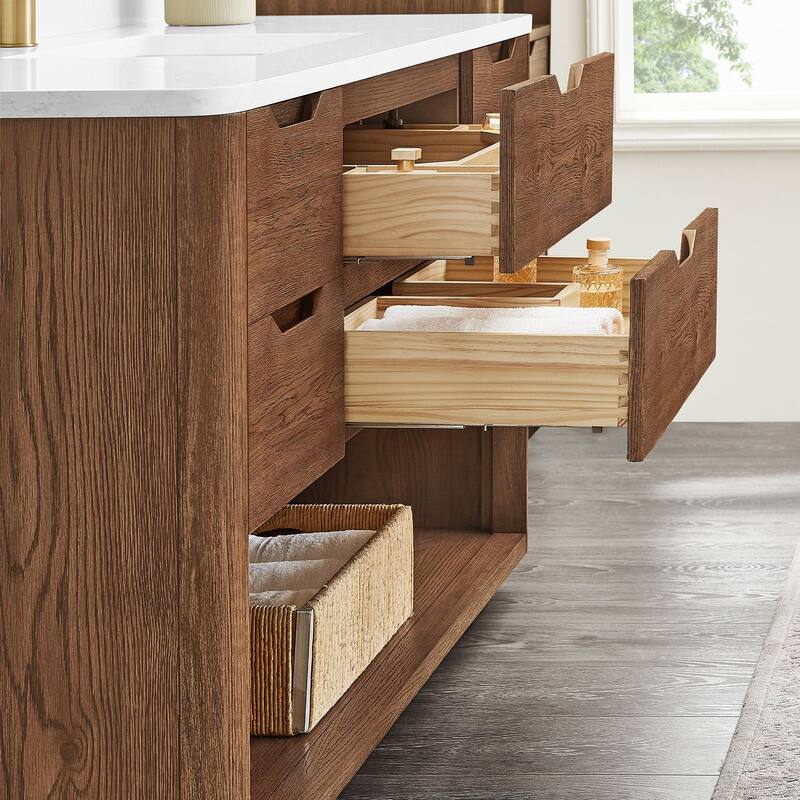 Miseno MV-HARB55-GW Harbin 54" Free Standing Single Basin Vanity Set