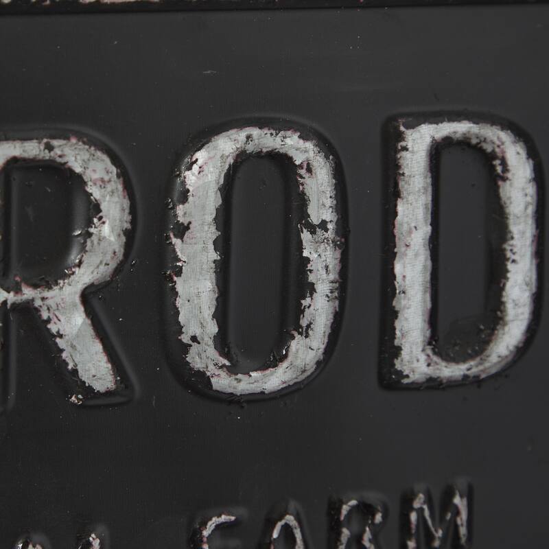 Metal Sign Wall Decor - Brown - Roche River Decor
