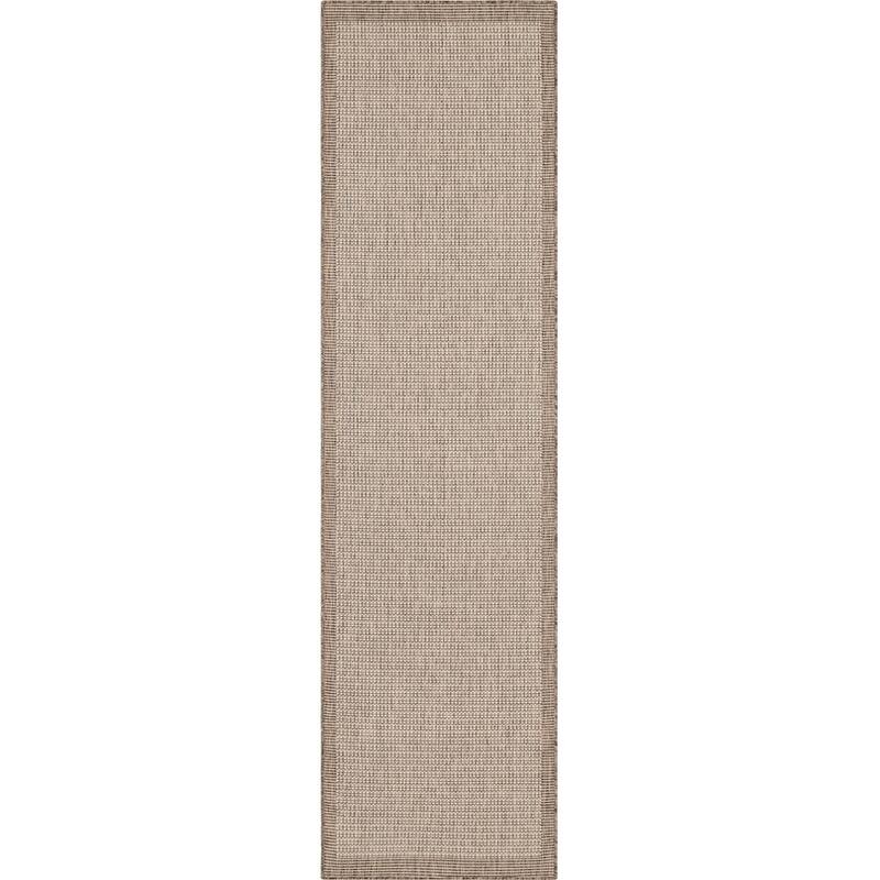 Well Woven Medusa Odin Indoor Outdoor Border Solid Area Rug