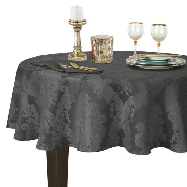 Elrene Barcelona Damask Elegant Fabric Tablecloth