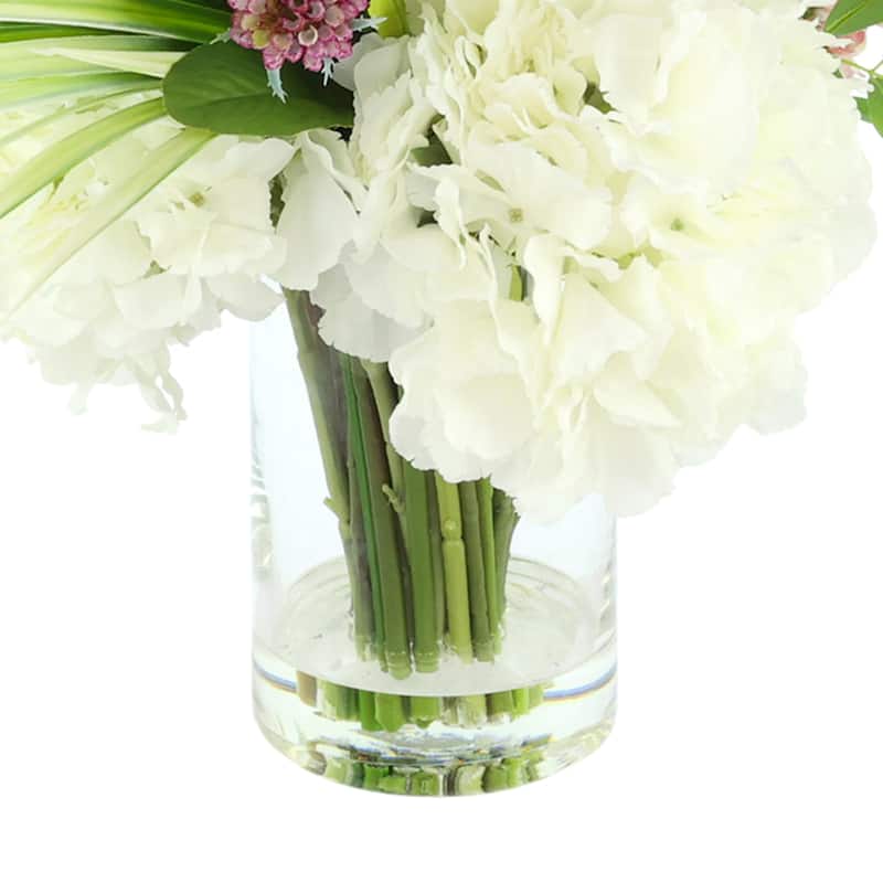 Mixed Bouquet with Dahlias, Delphiniums and Hydrangeas - 29