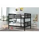 preview thumbnail 13 of 11, Modren Full over Full Bunk Bed With Ladder For Bedroom,Guest Room Furniture for Bedroom